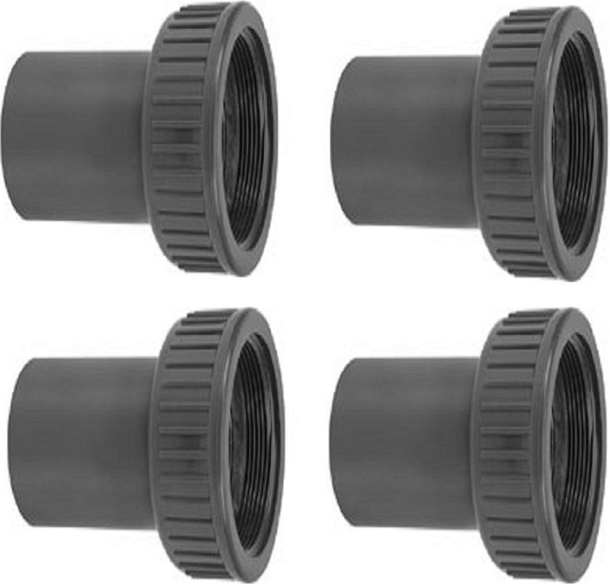 Intex wartel adapter verloopstuk koppelstuk naar 50mm Druk Pvc Zwembad Pomp (4 Stuks)