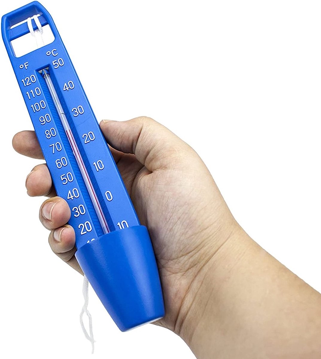 Thermometer temperatuur meter zwembad of vijver