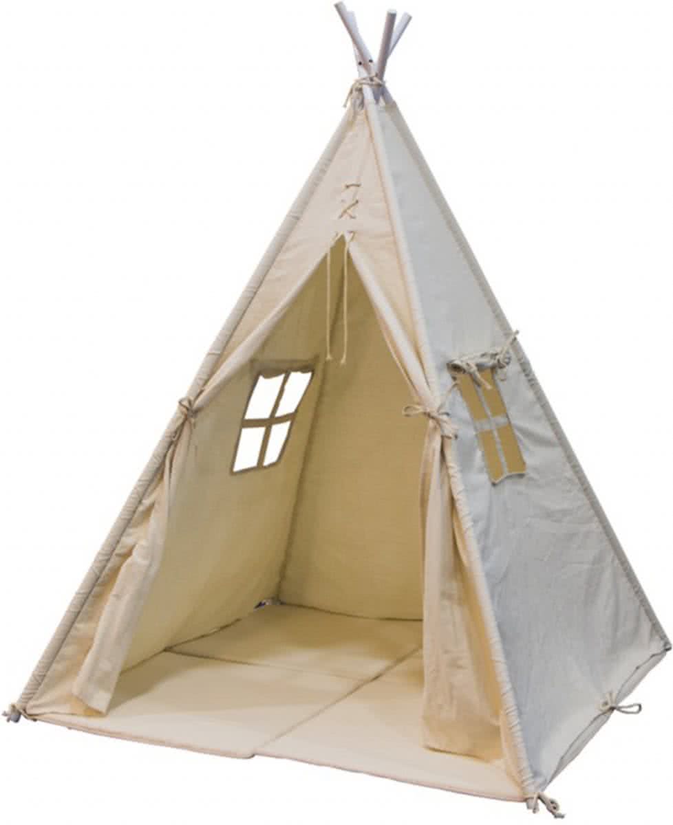 Tipi WigWam tent - Teepee Alba - creame