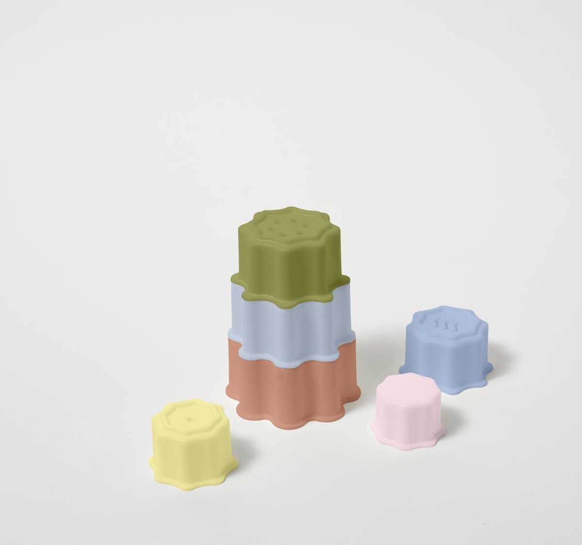 Sunnylife - Kids Splash Time Stapeltoren Siliconen Circus - Siliconen - Multicolor -