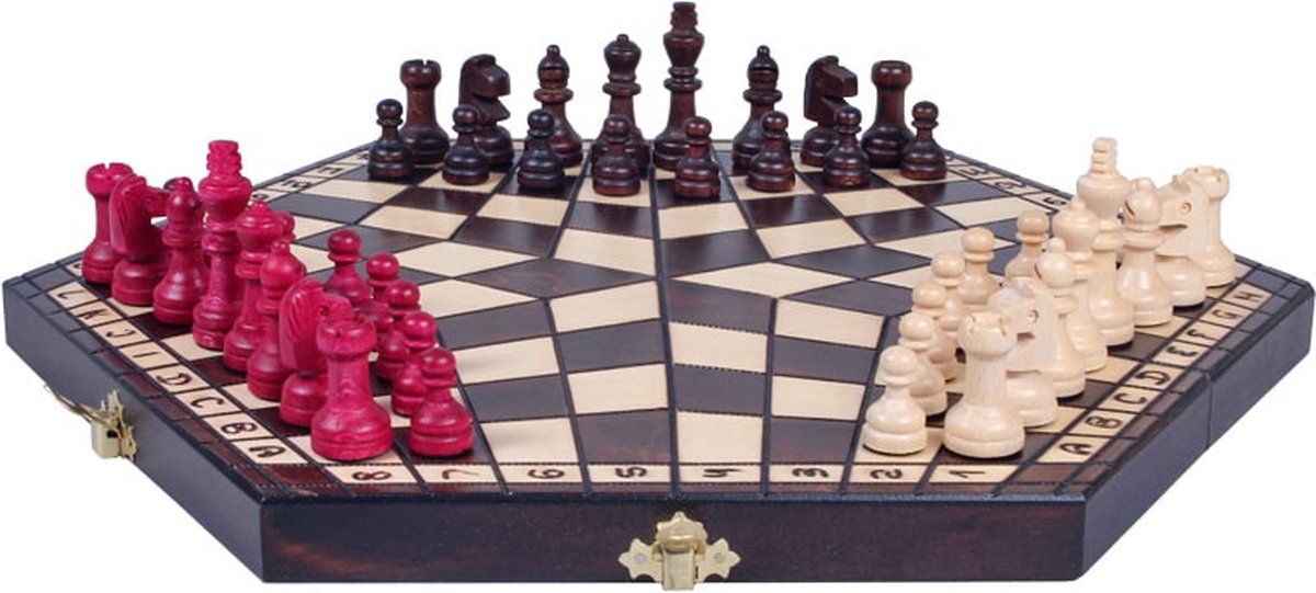 Schaakspel voor 3 personen - Large