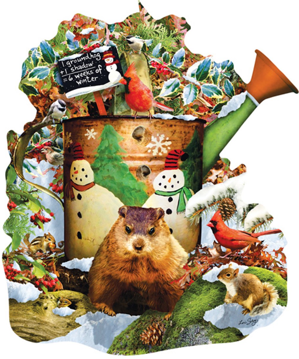 SunsOut shaped legpuzzel Groundhog Day