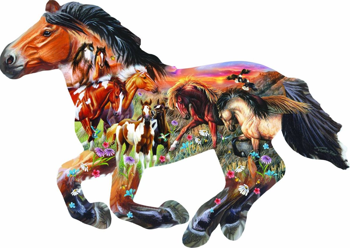 Vormpuzzel Cynthie Fisher - Pasture Sunset