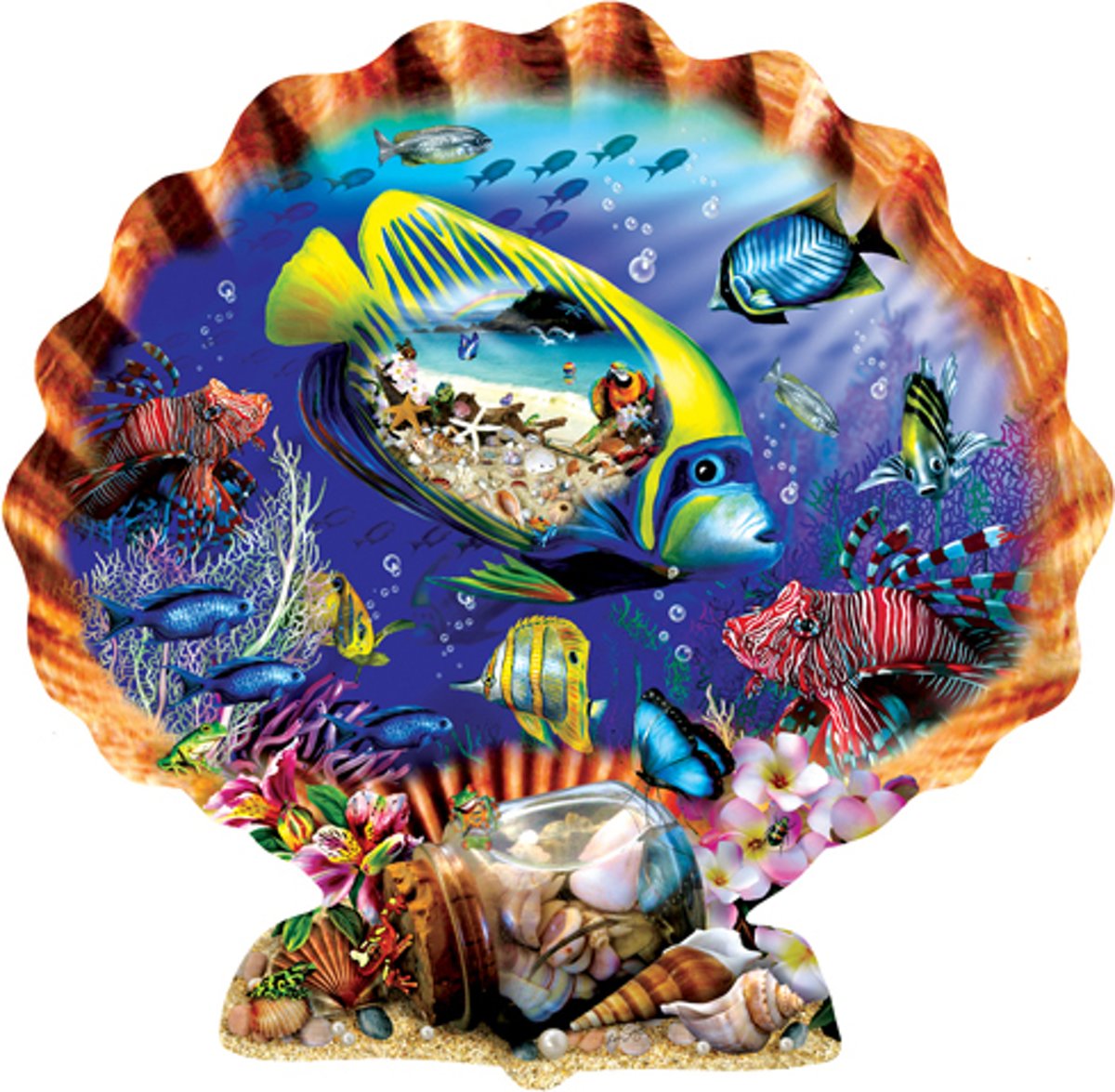 Souvenirs of the Sea - Sunsout Shaped puzzle