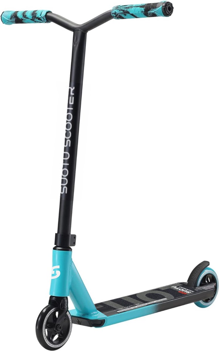 Suotu Stuntstep - Step 8+ jaar - Stuntstep Jongens en meisjes - Kinderstep - Aluminium - Blauw/Zwart