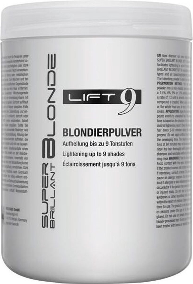 Super Brillant Blonde Lift 9 Blondierung 500 g