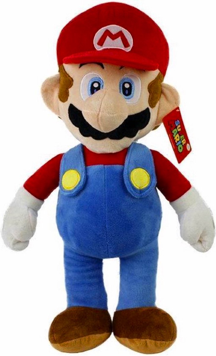 Mario Pluche Knuffel 30 cm - Super Mario Bros Plush - Speelgoed voor Jongens en Meisjes - Mario Kart bekend van Nintendo Switch - Mario Peach Luigi Toad Donkey Kong Yoshi Bowser