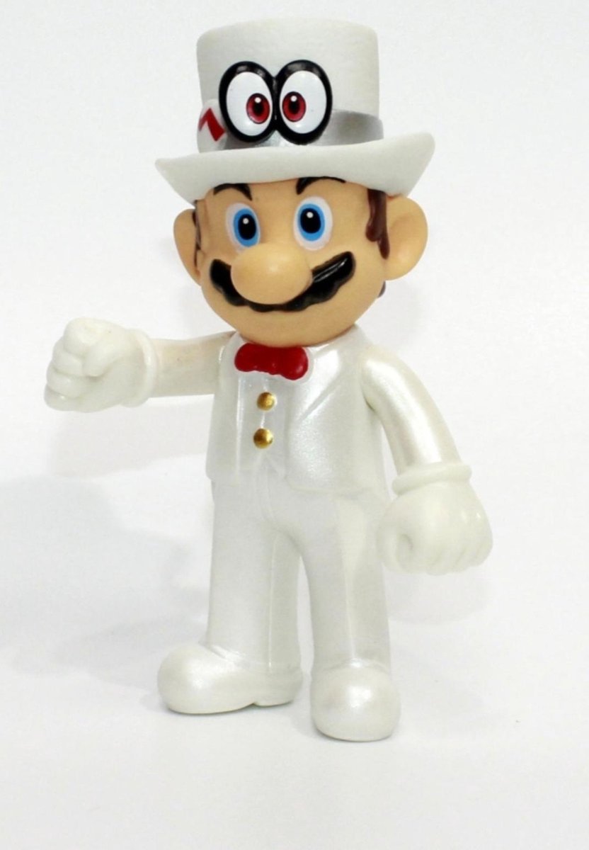 Super Mario speelfiguren - super mario actiefiguren - Nintendo - super mario speelgoed - super mario figuren - Wii games figuren - wedding Mario