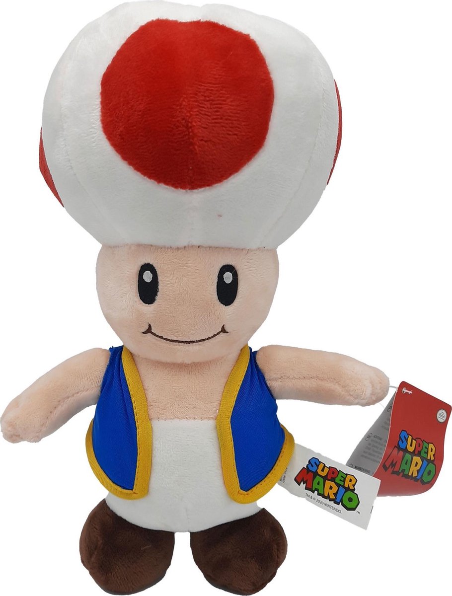 Toad XXL Knuffel - Super Mario Nintendo - 90 cm