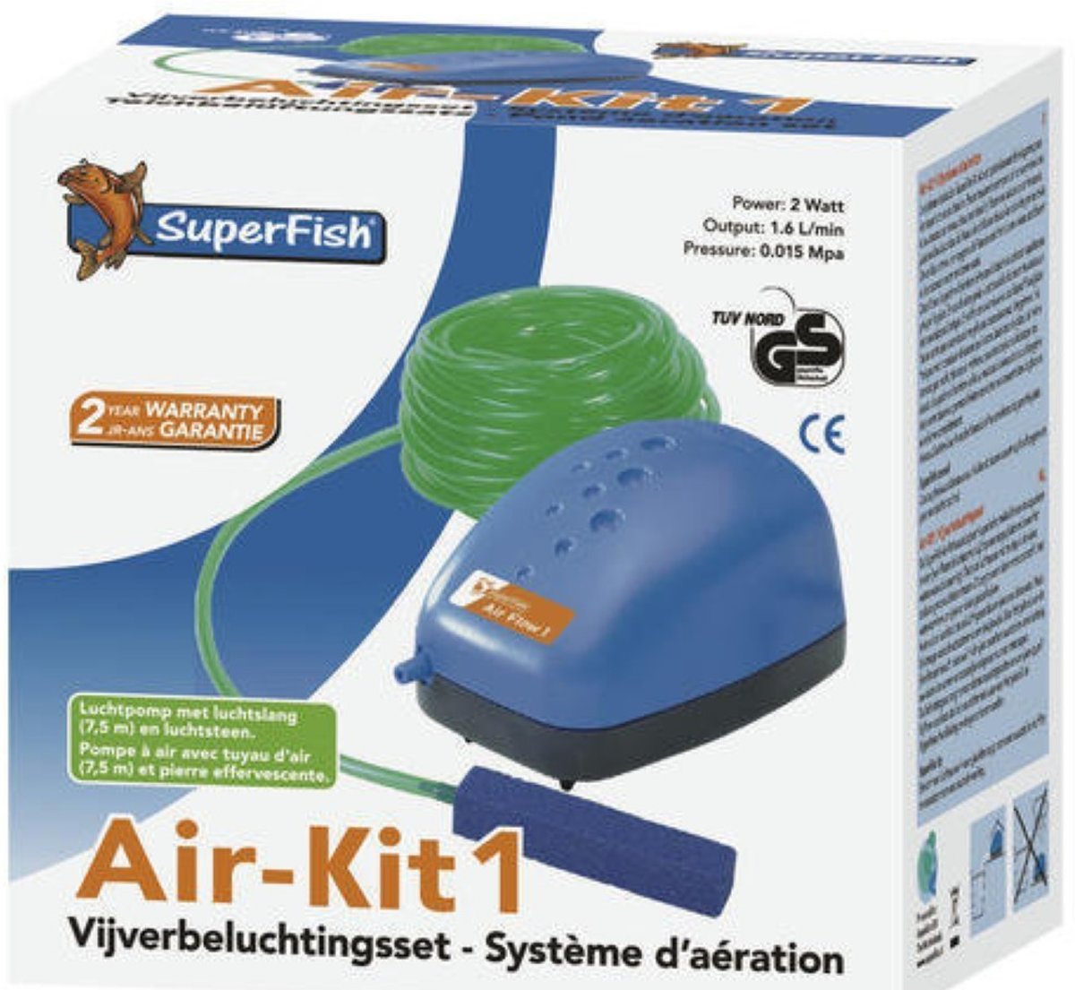 2 stuks Vijverbeluchtingsset I