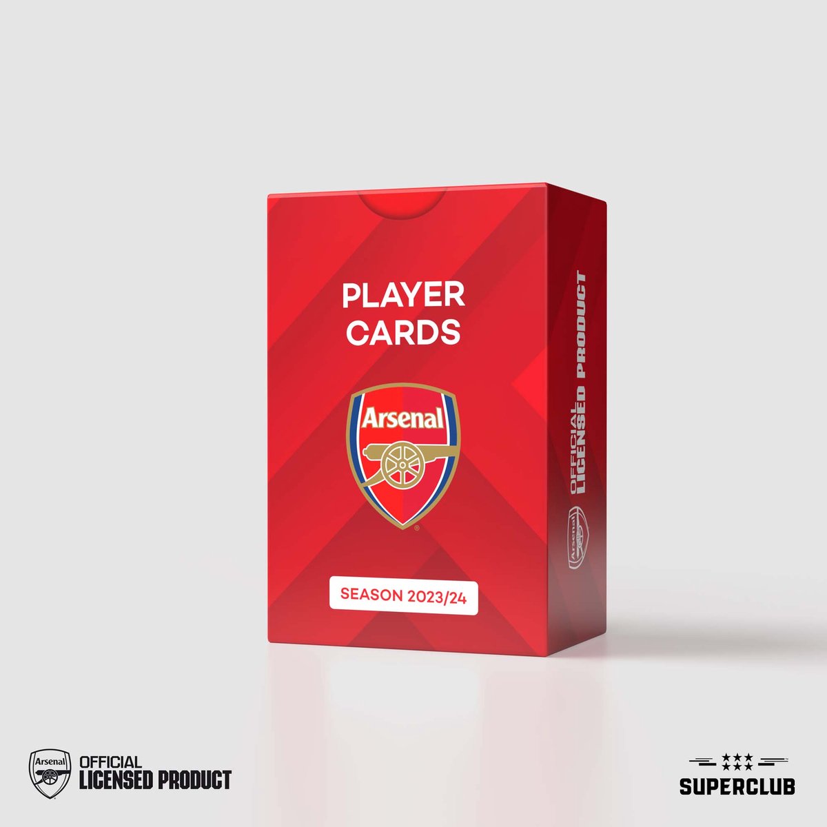 Superclub - Kaartspel Uitbreiding - Arsenal player cards 2023/24 - The football manager board game - Engelstalige Editie