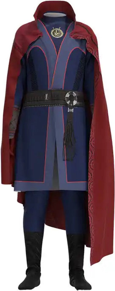 Superheldendroom - Dr. Strange - 128/134 (7/8 Jaar) - Verkleedkleding - Superheldenpak