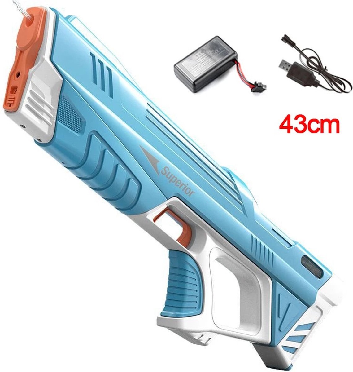 Superior Watergun - Elektrisch waterpistool met automatische battery - 43cm