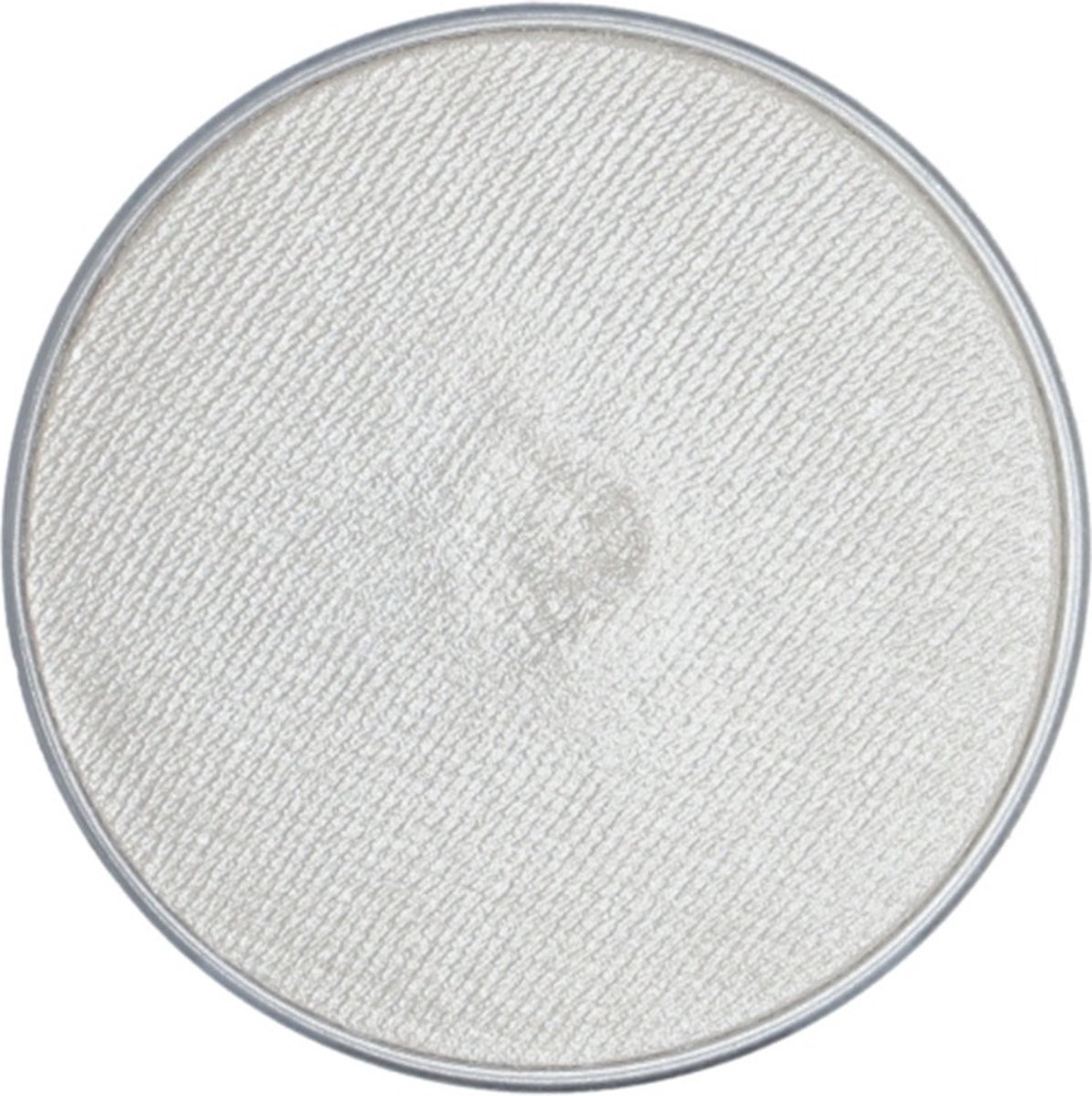 Aquaschmink zilverwit metallic 16gr