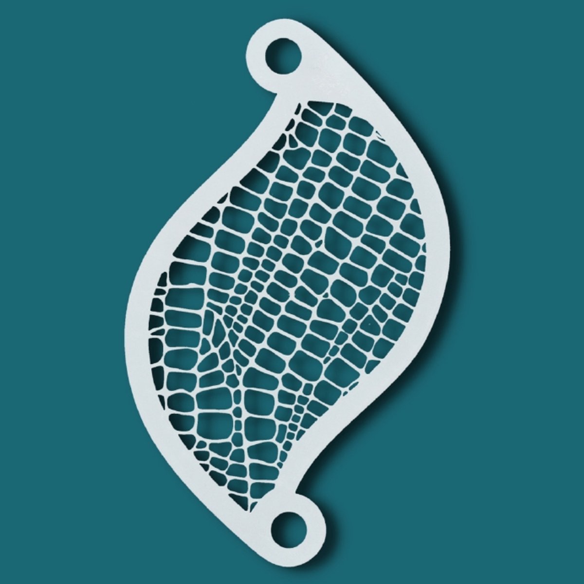 Superstar Schmink Sjabloon Face Paint Stencil LIZARD