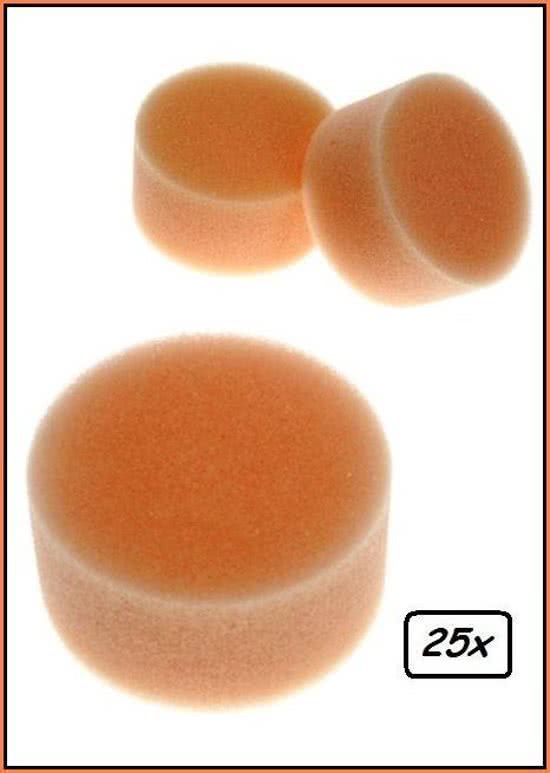 25x Grimeersponsjes 6x3 cm  