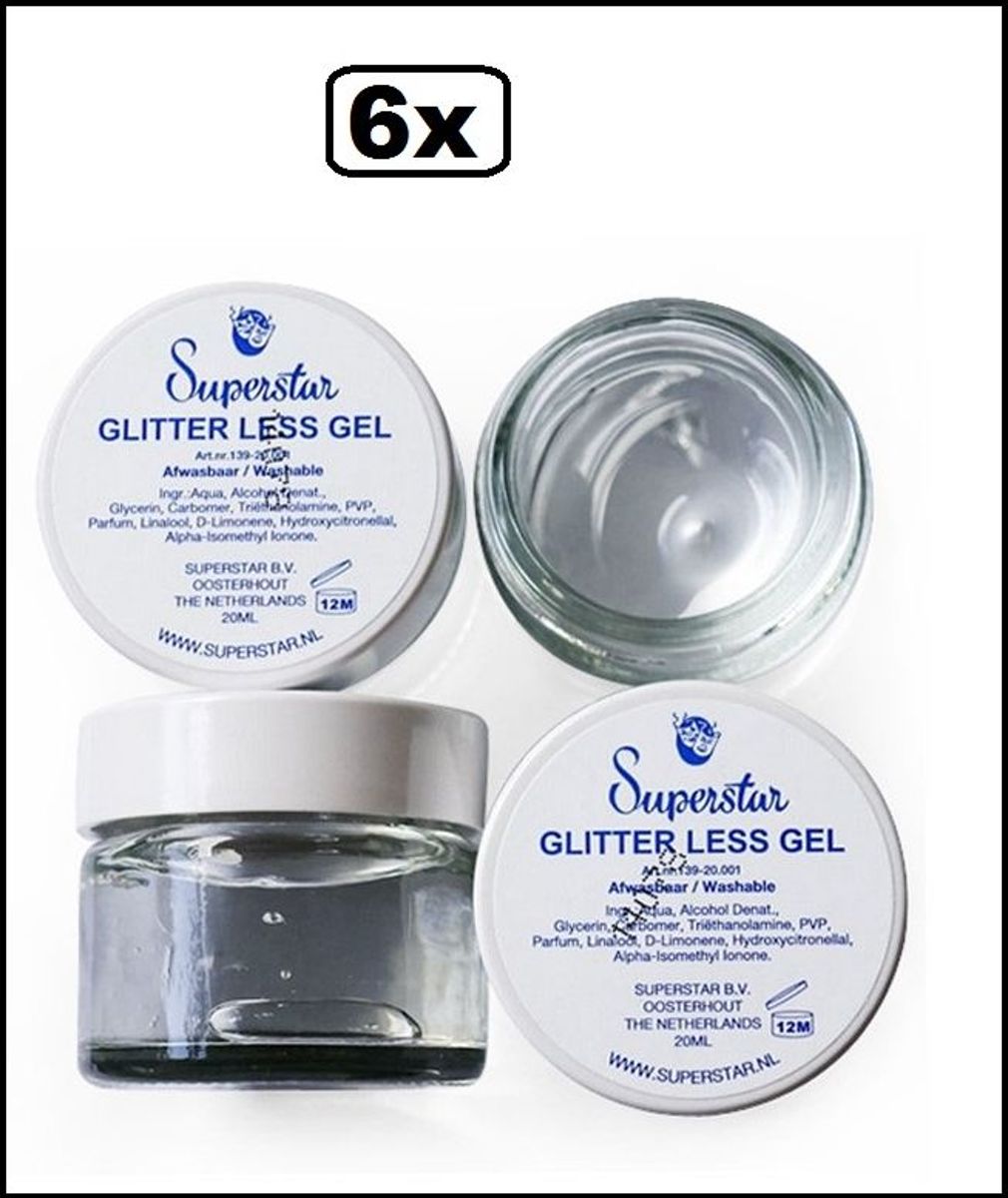 6x   fixing gel 15 ml