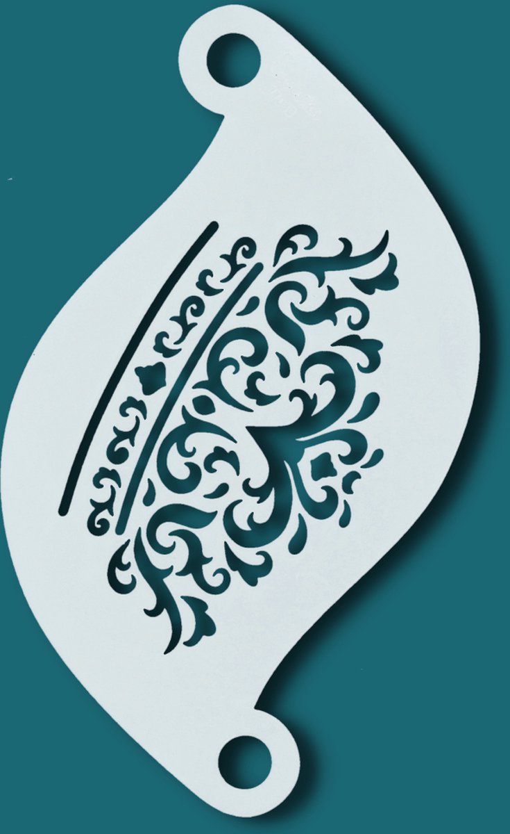 Superstar Schmink sjabloon - KROON - THE CROWN - KONINGSDAG 77013