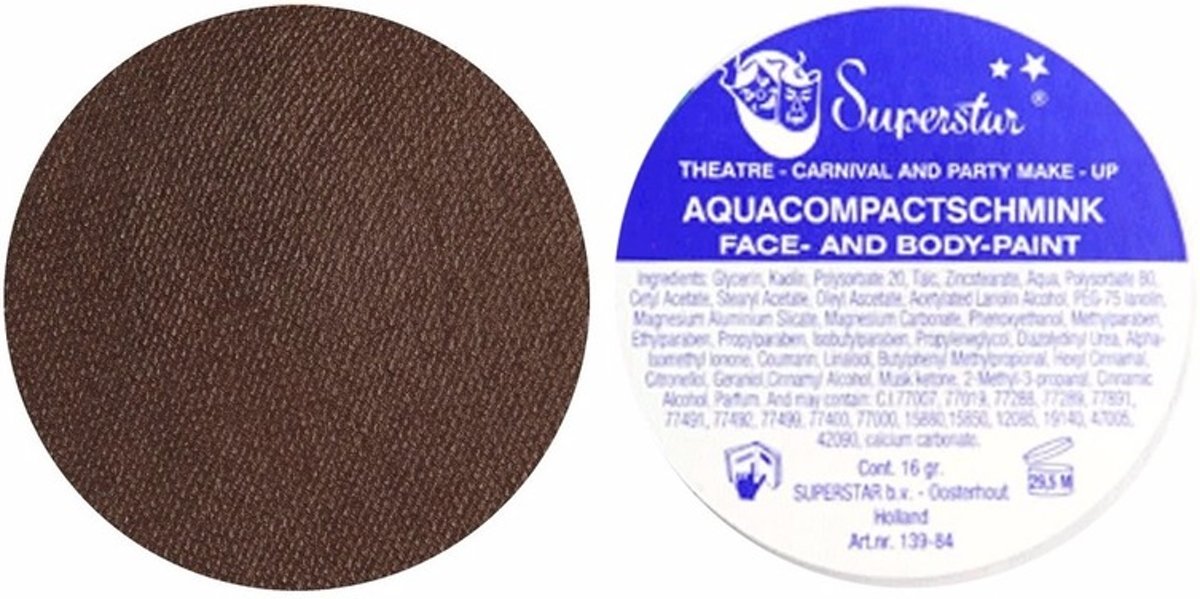   schmink donker bruin