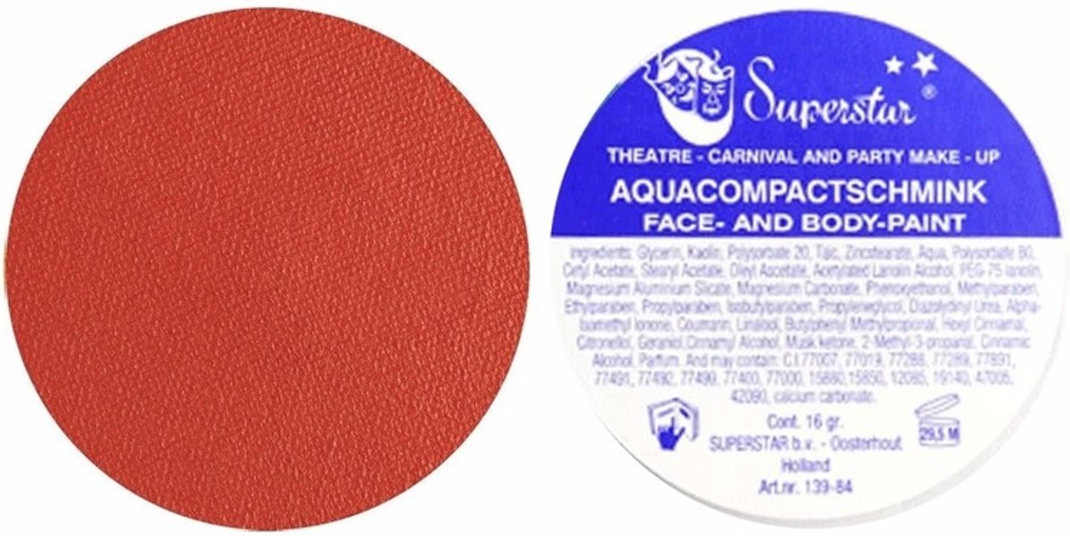   schmink indianen rood