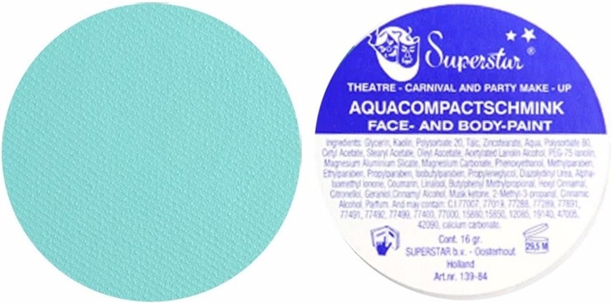   schmink pastel groen