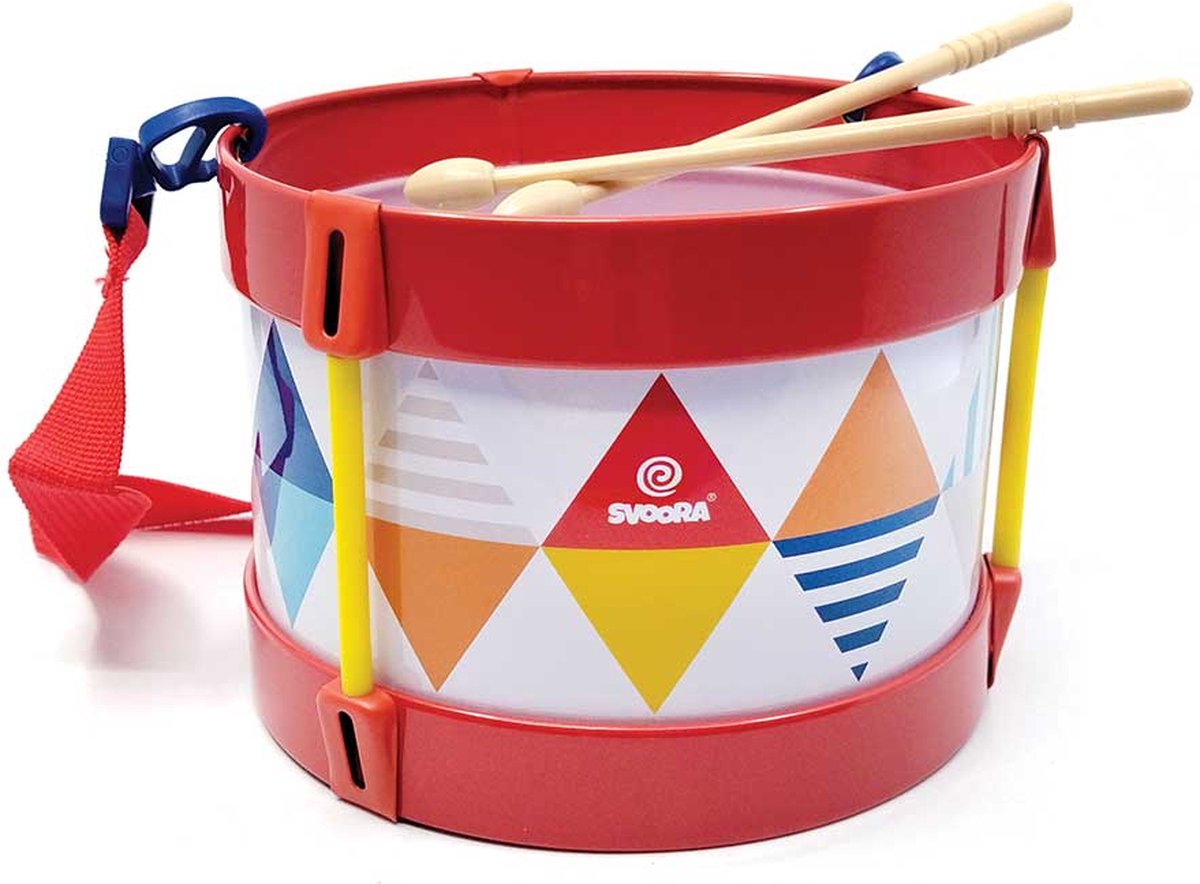 Svoora Trommel blik. 18x18x13 cm