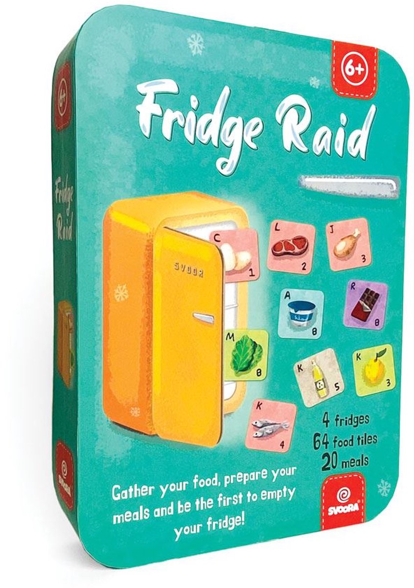 Svoora educatief koelkast spel voor kinderen vanaf 6 jaar - multicolor.