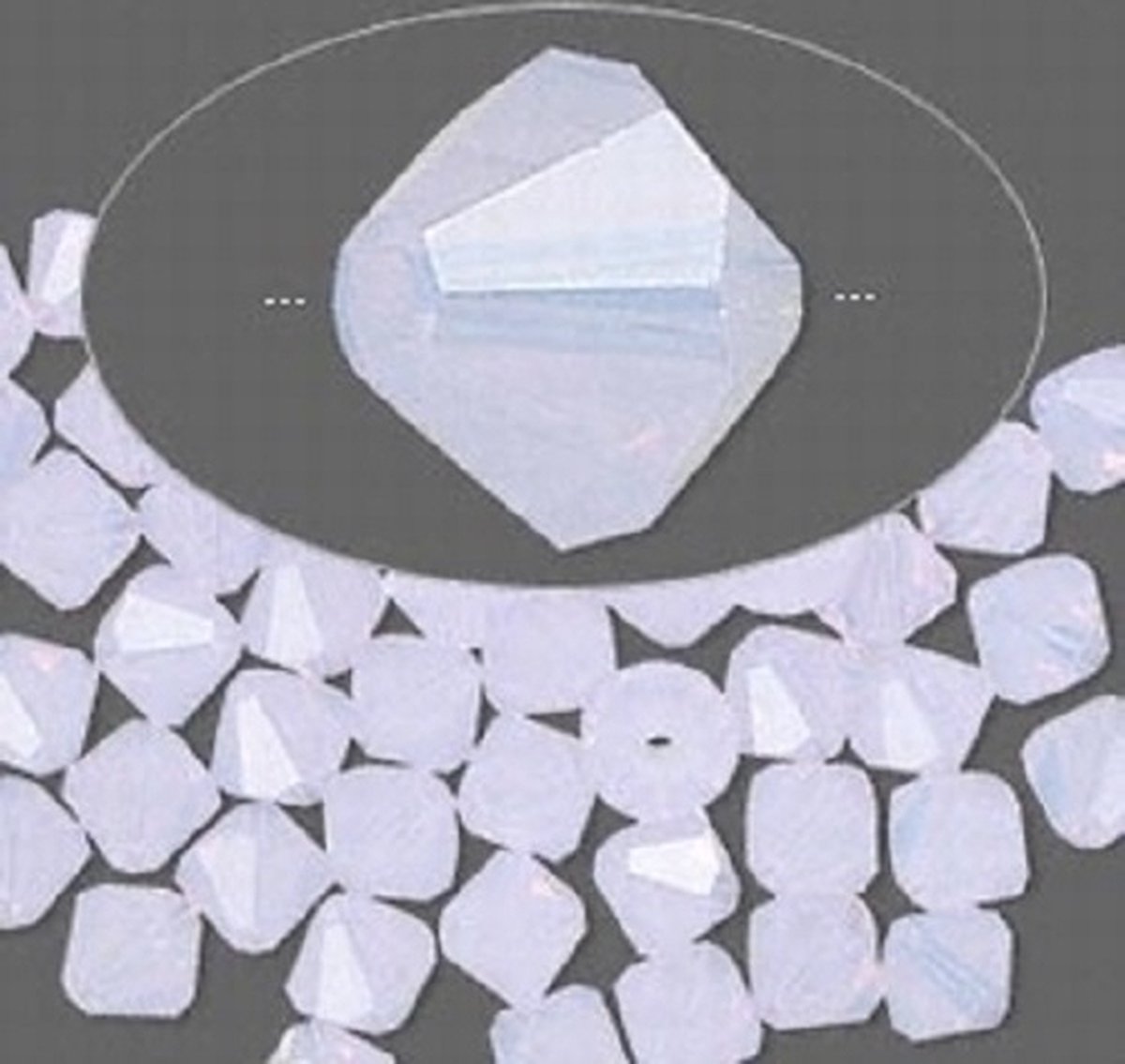 Swarovski Elements, 36 stuks Xilion Bicone kralen (5328), 6mm, violet opal