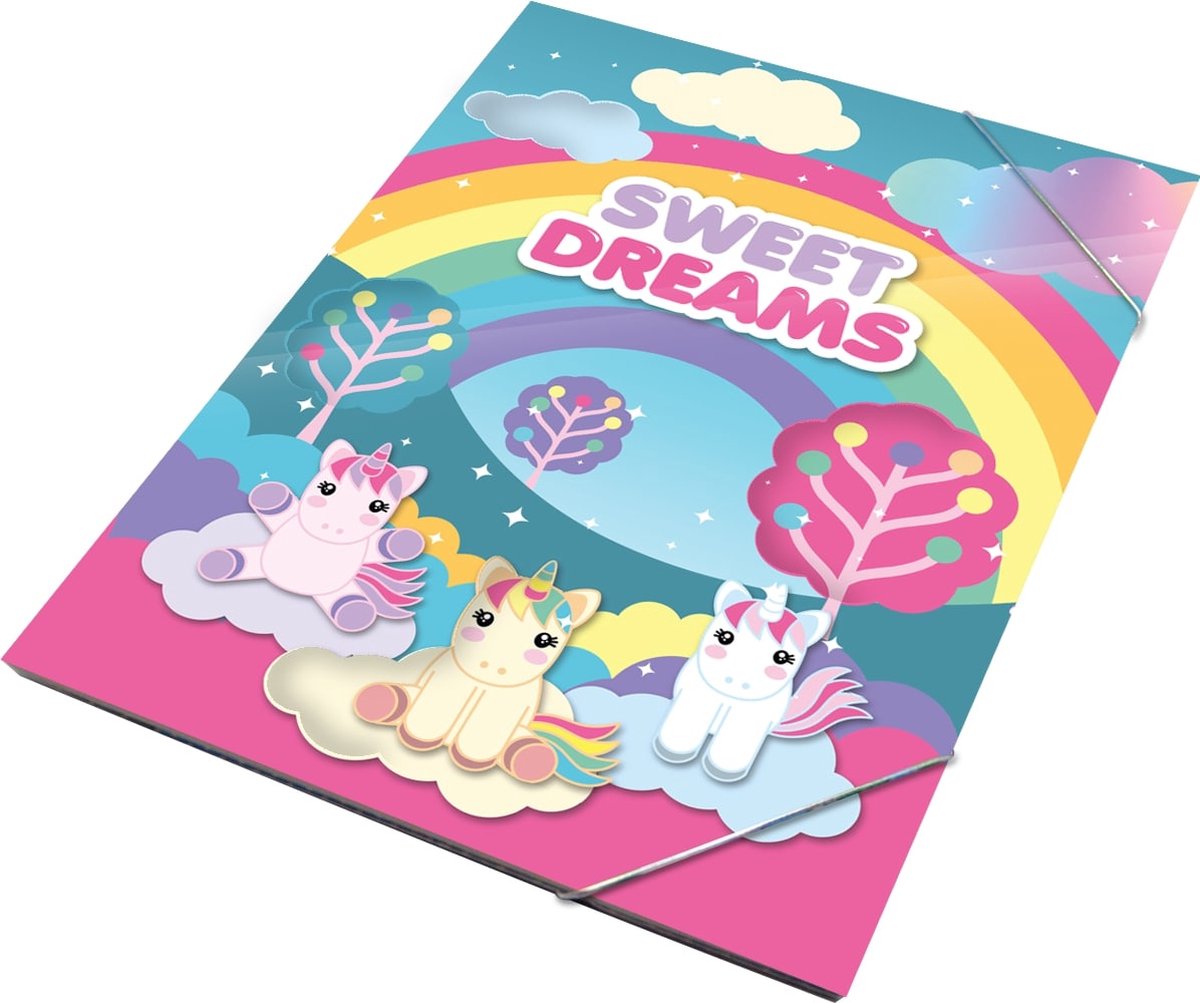 Sweet Dreams Stickerboek Junior 32 X 22 Cm Karton Blauw