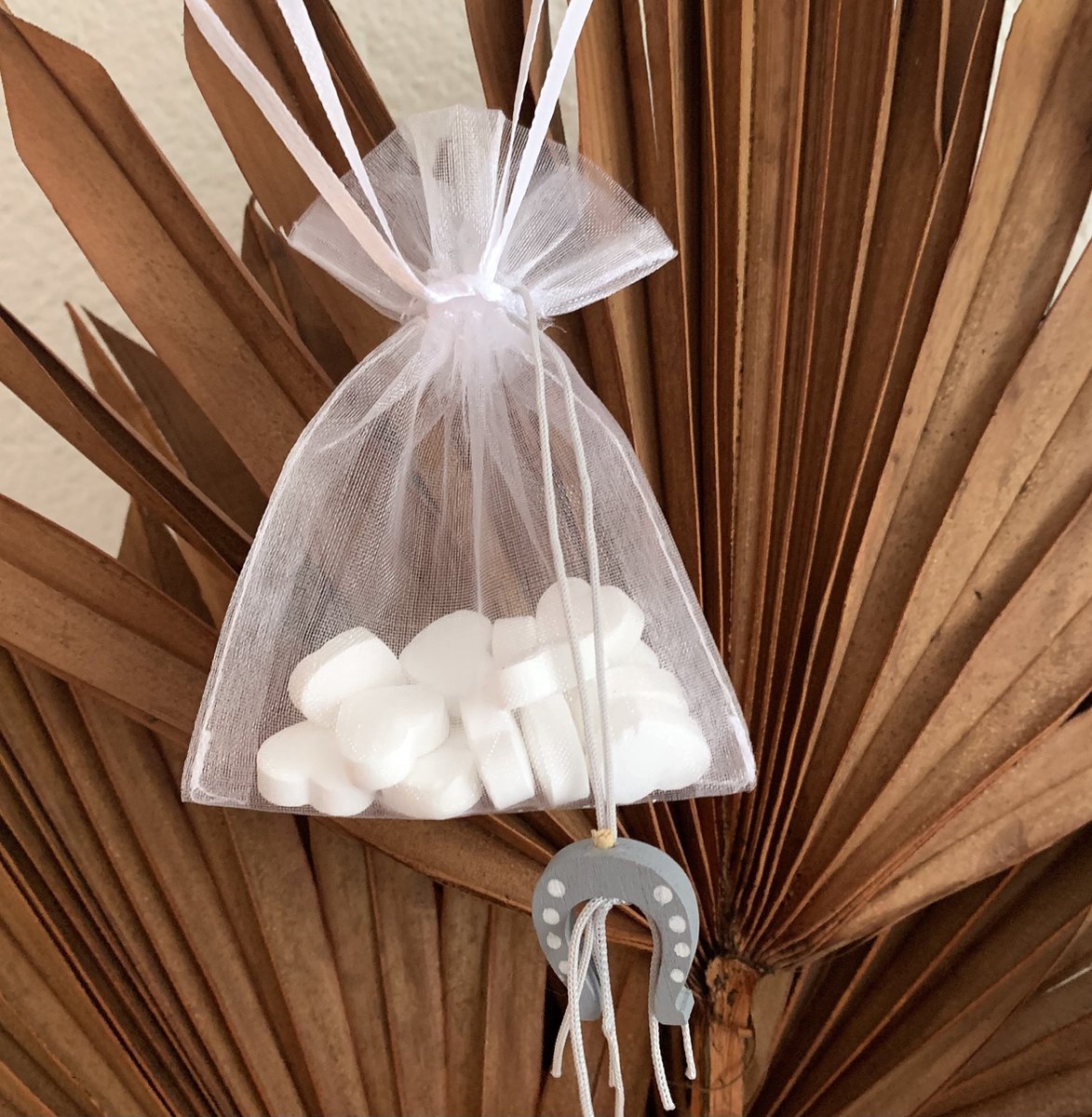 10 Bedankjes Hoefijzer en Mints - bedankje - hoefijzer - paard - traktatie - pepermunt - verjaardag - geluk