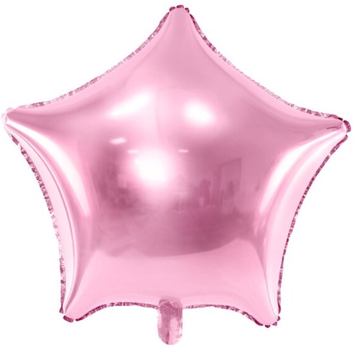 Folie ballon ster roze - ballon - ster - roze - decoratie - babyshower - genderreveal