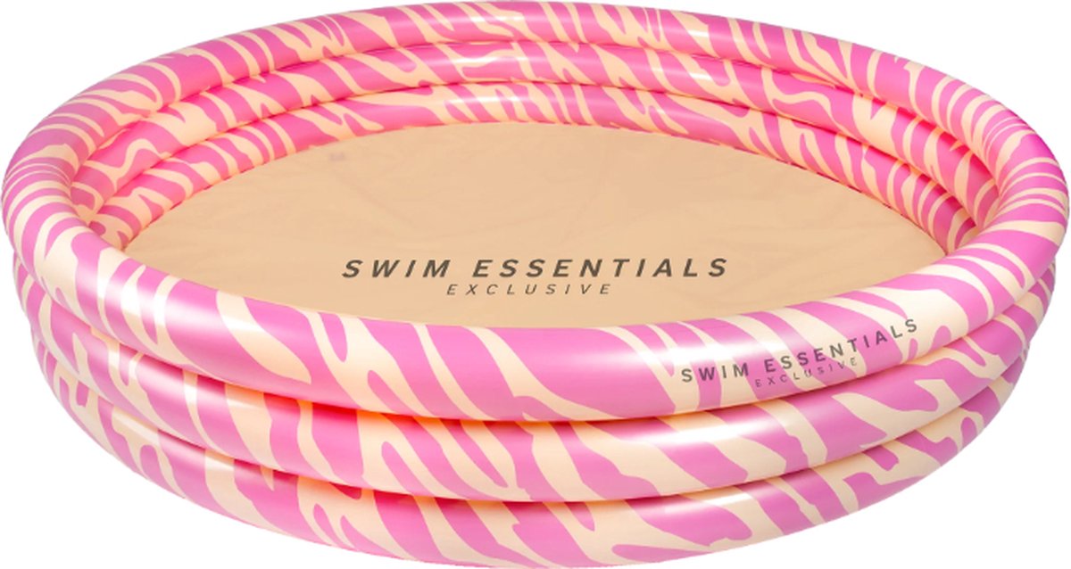 Little koekies - Swim Essentials Opblaas Zwembad Roze zebraprint Ø 150 cm