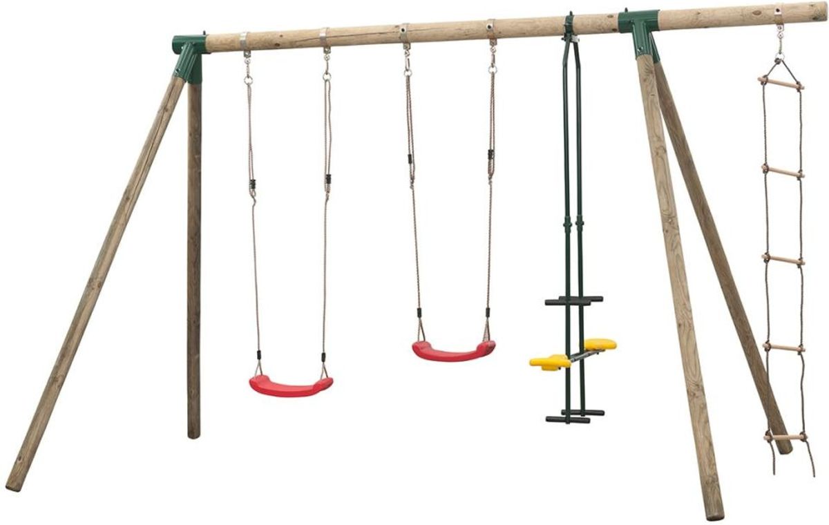   schommel Danielle dubbel - touwladder/duoschommel