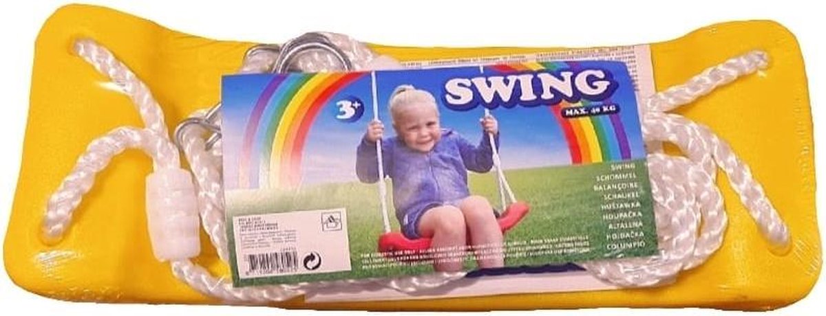 Swing Schommel 3+ Max 40kg Geel