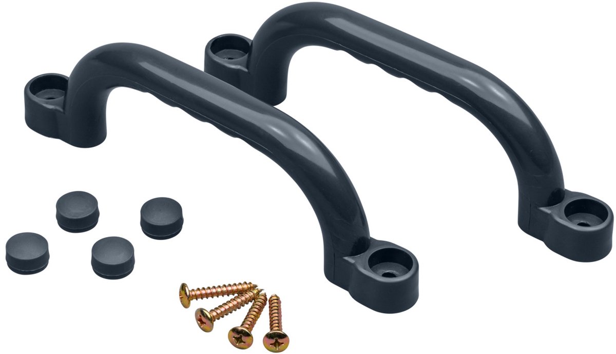   Kunststof Handgrepen Antraciet (2st.)