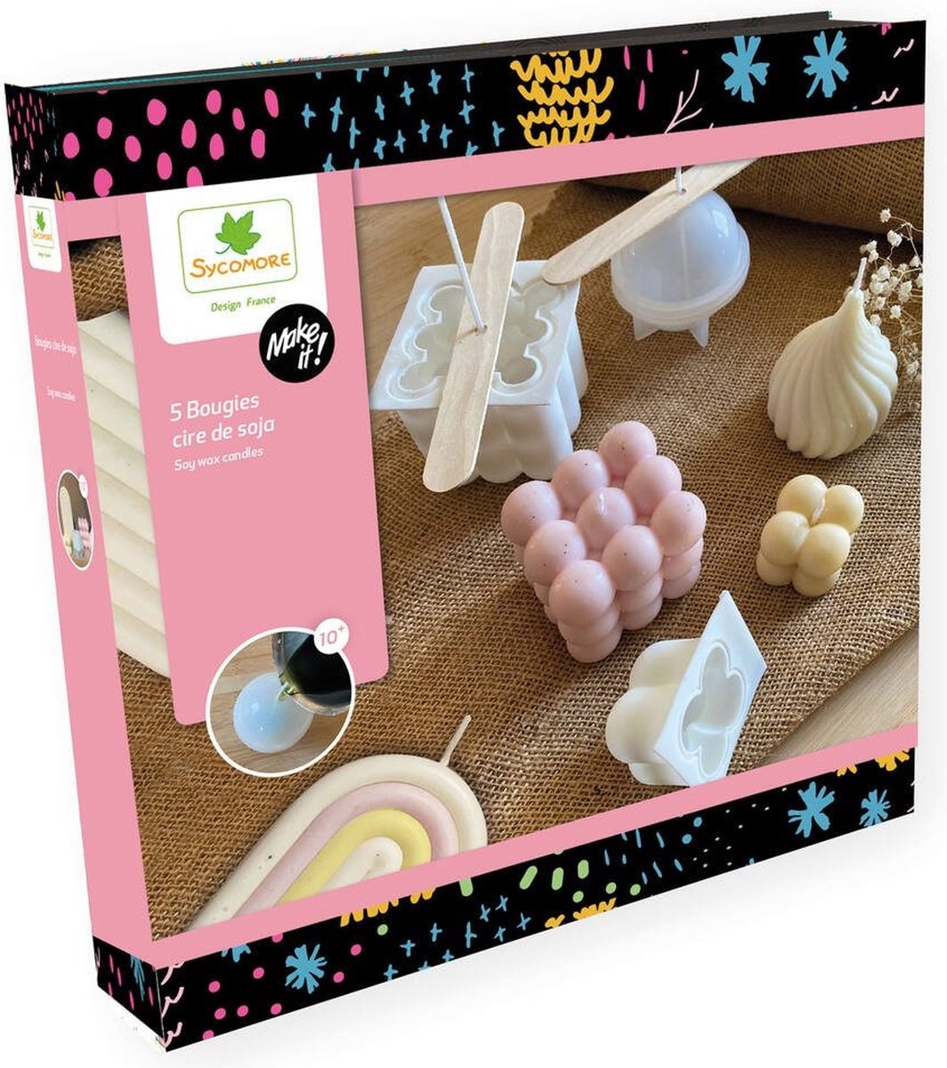 SYCOMORE - MAAKT 5 KAARSEN VAN SOJAWAS