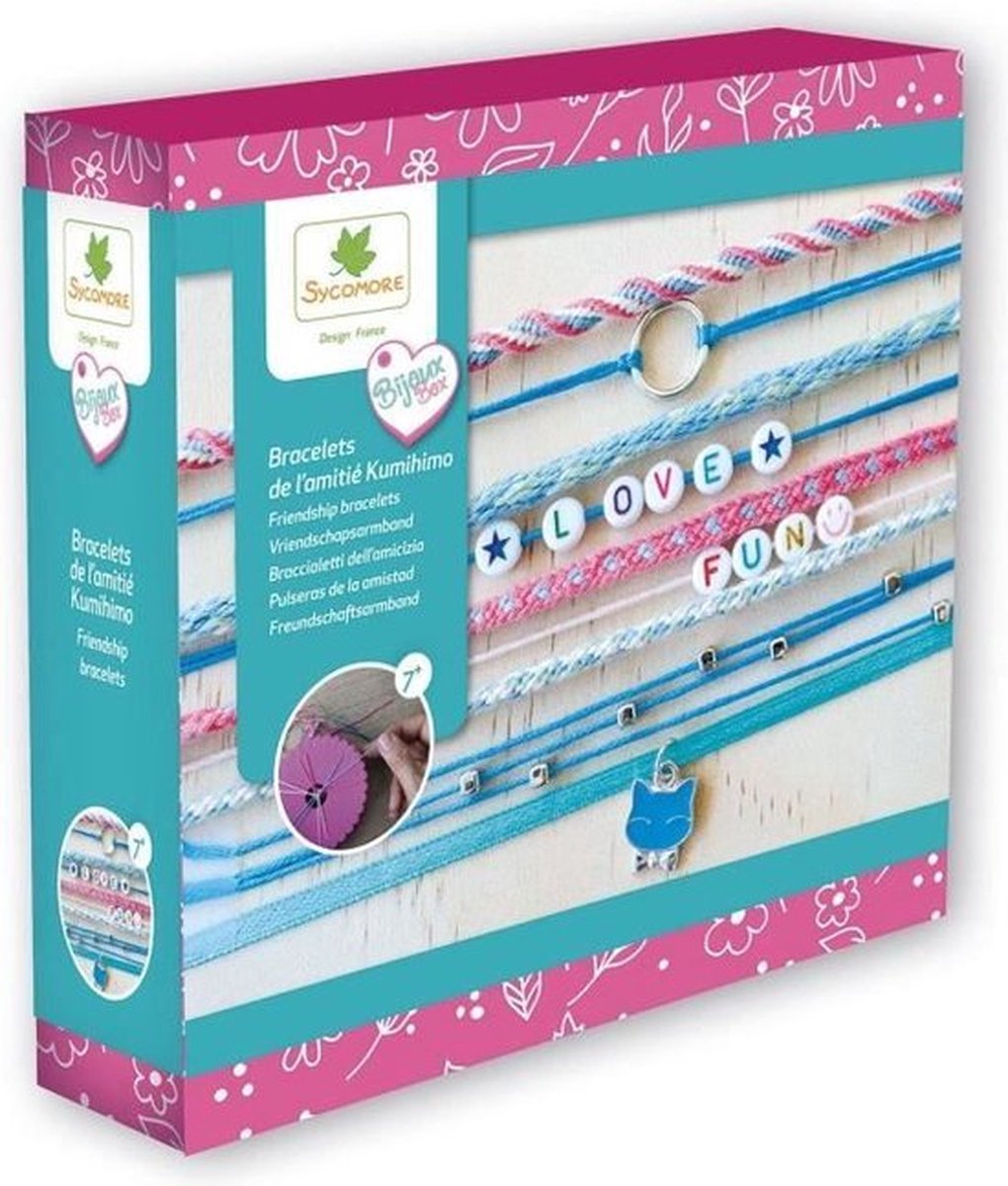 Sycomore - Kumihimo Friendship armbanden - Creëer je vriendschapsarmbanden
