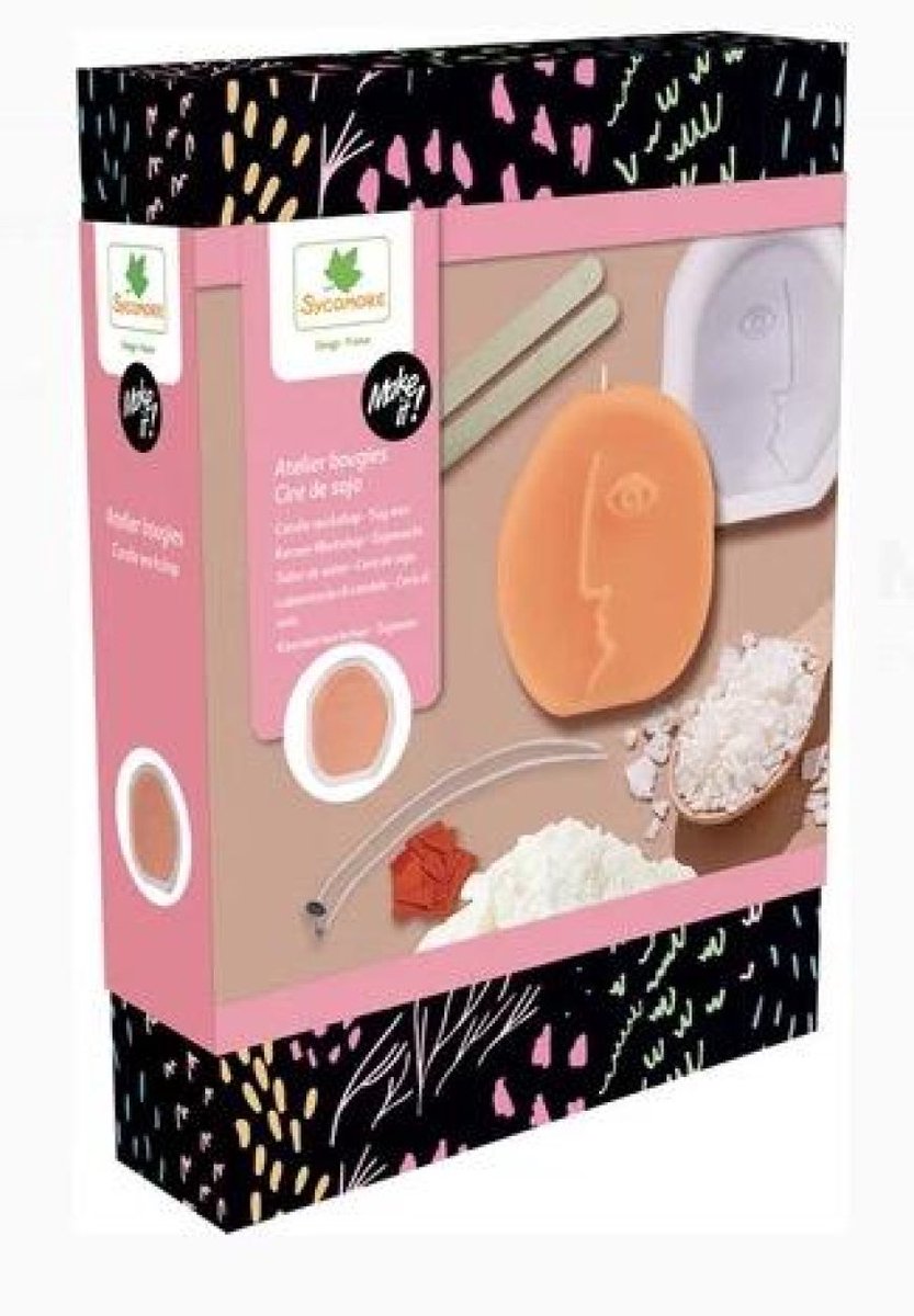 Sycomore creatieve set gezichtskaarsen maken - sojawas - 12 jaar+.