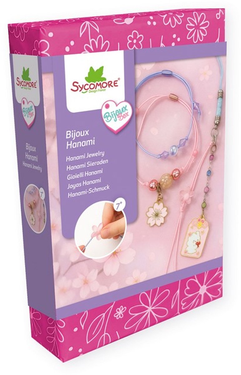 Sycomore sieraden knutselset hanami - creatieve speelbox voor kinderen.