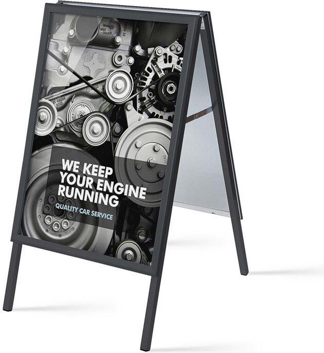 A-Board A1 Rechte Hoeken 32 Mm Zwart ZPA1G32MEC9005