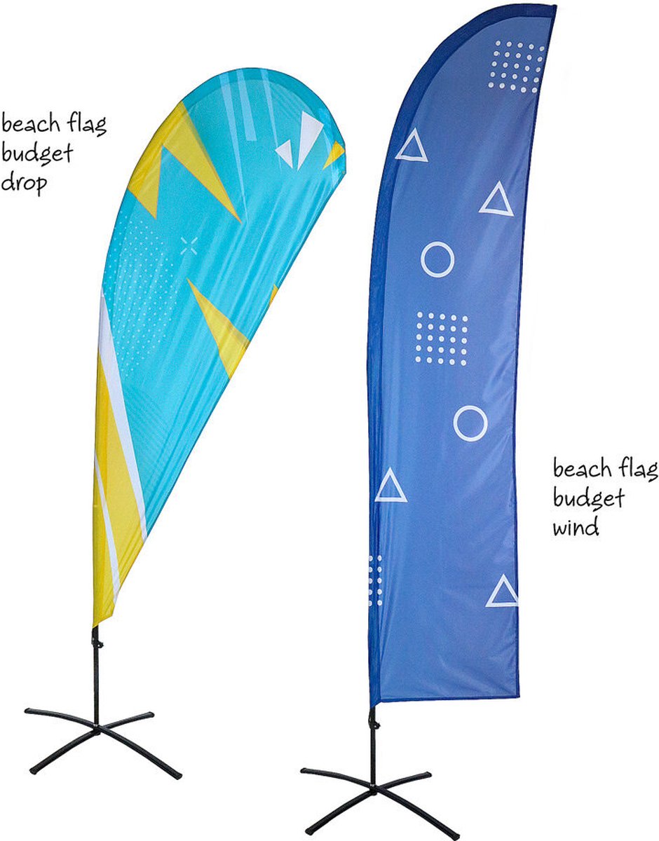 Beach Flag Budget Wind en Drop Large - Syna BFB-L