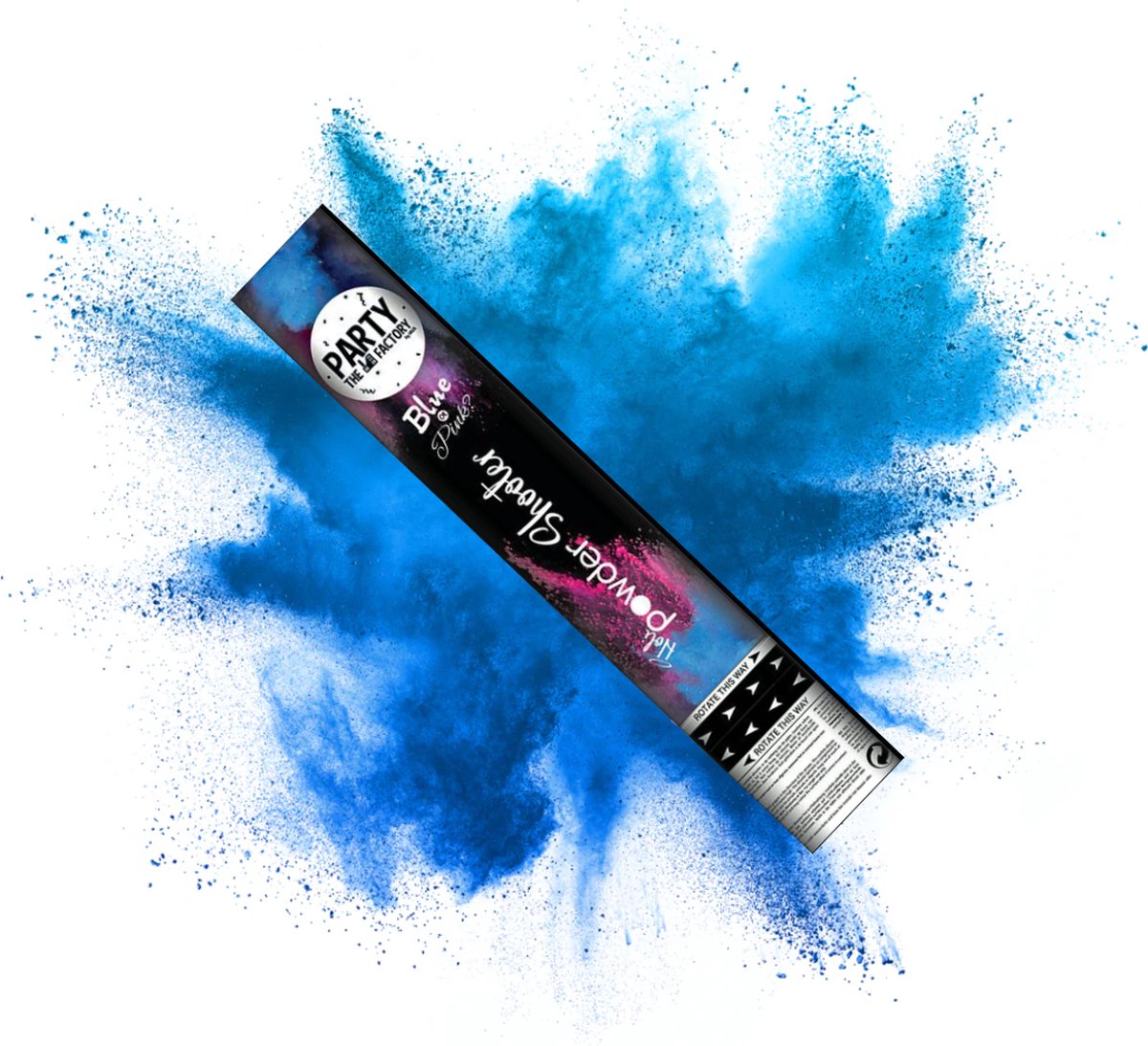 2 x Gender reveal kanon - Rookkanon - Poeder Kanon - 2 Stuks - Baby Shower