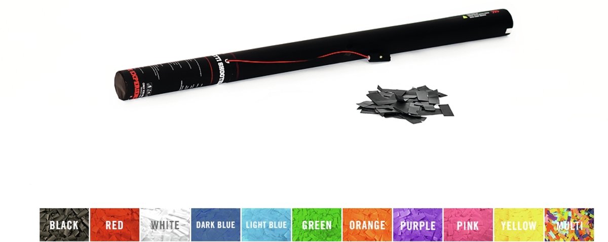   Electric Confetti Cannon 80cm, light blue