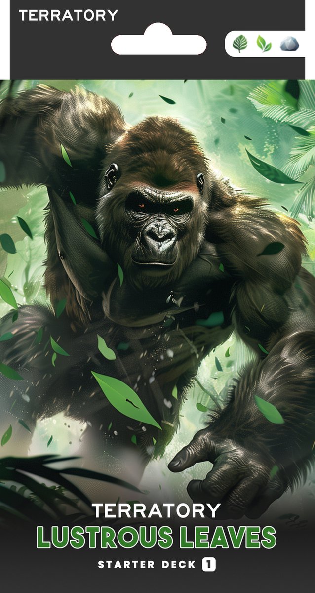 TERRATORY CARD GAME - Lustrous Leaves - Starter Deck 1