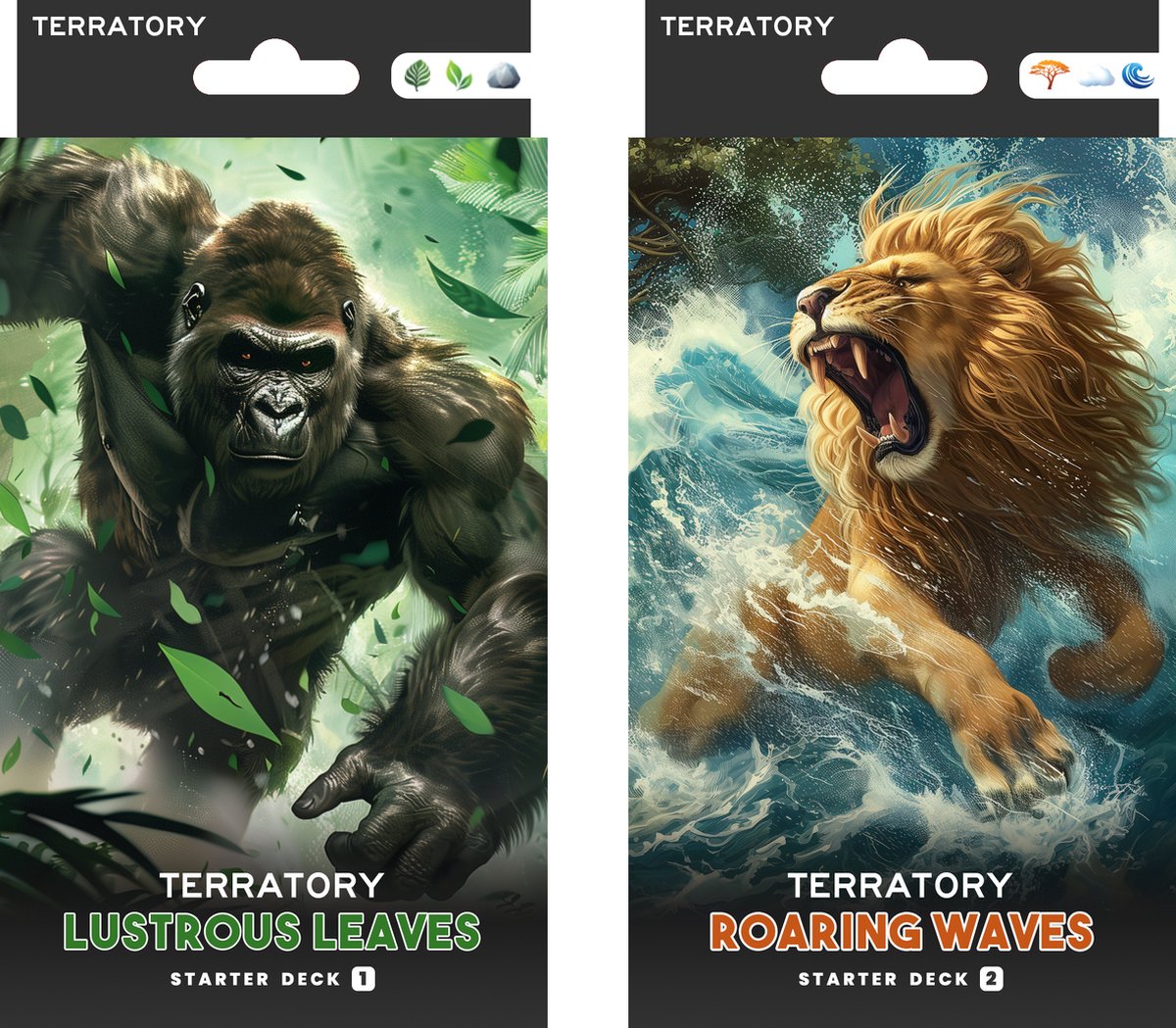 TERRATORY CARD GAME - Two-player combi set - Starter Deck 1 & 2