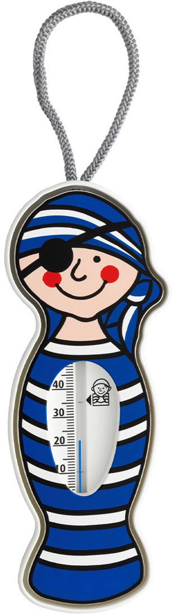 TFA Dostmann Bad water thermometer - piraat - blauw - kunststof - analoog - baby en kind