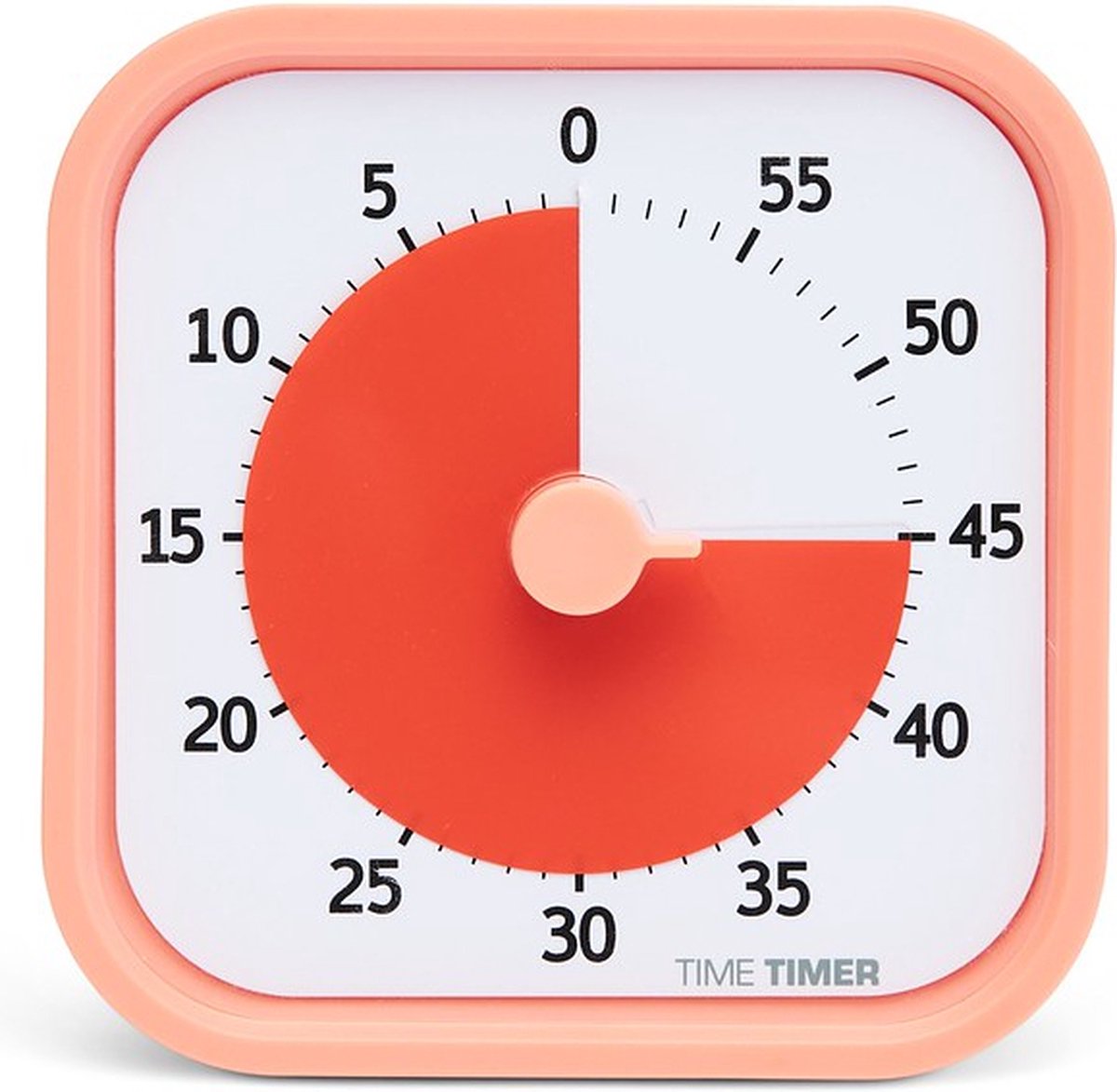Time Timer HOME MOD — 60 Minuten Visuele Timer Home Edition - Dreamsicle Orange - Voor Thuisscholing, Homeschool, Studie Tool, Timer voor Bureau, Keuken, Kantoor en Vergaderingen zonder Luid Getik