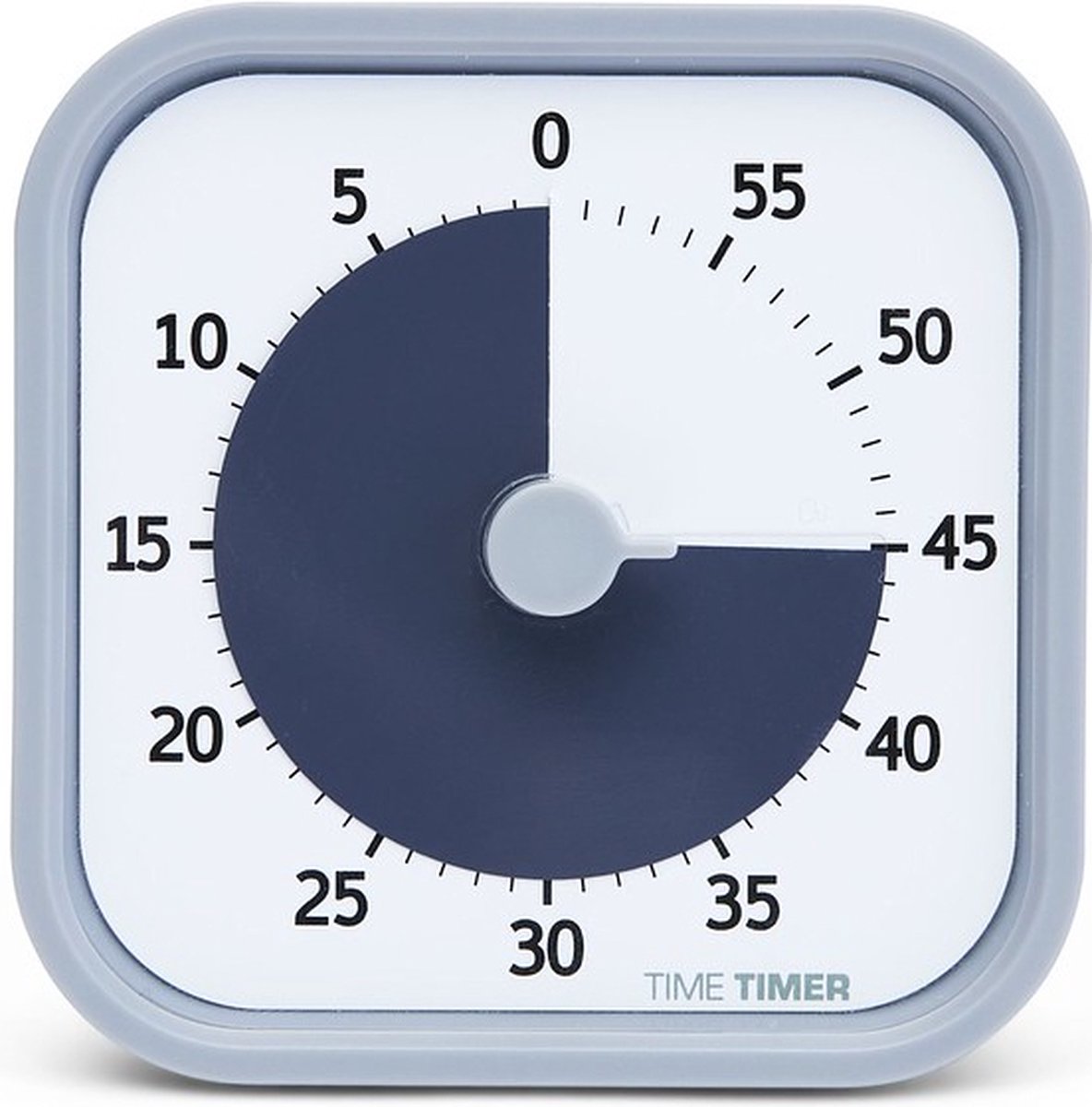 Time Timer HOME MOD — 60 Minuten Visuele Timer Home Edition - Pale Shale - Voor Thuisscholing, Homeschool, Studie Tool, Timer voor Bureau, Keuken, Kantoor en Vergaderingen zonder Luid Getik