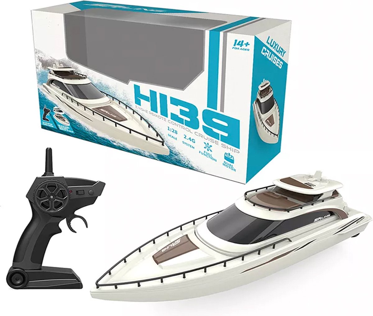 Rc jacht - SAILING TKKJ - H139 - Speed Boat RTR - 2.4GHZ - 20KM/U - 1:28