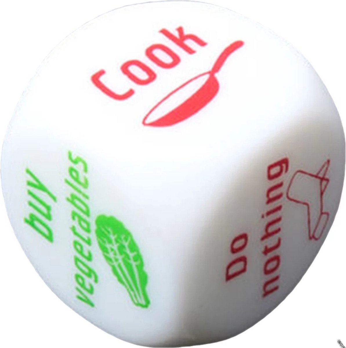 Dobbelsteen Huishouding - Wie doet wat - Huwelijkscadeau - Taak verdeling -Fun dobbelstenen